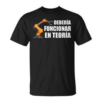 Estudiantes Automatización Engineering Ingeniero Re Robots Camiseta unisex - Regaloses
