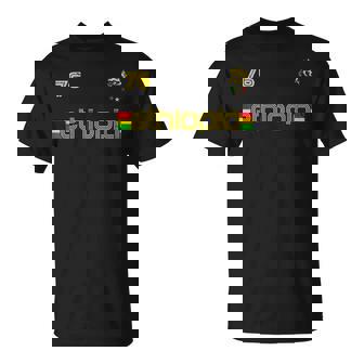 Ethiopia -Tyle Football Drapeau Éthiopien Reggae Rastafari T-Shirt - Cadeauxyz