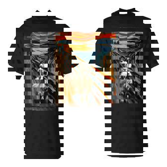 Expressionist Scream Shirt For Goat Lovers Artistic Goat T-Shirt | Mazezy