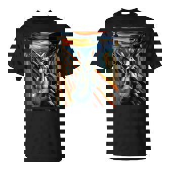 Expressionist Scream Shirt For Rabbit Lovers Bunny Rabbit T-Shirt | Mazezy