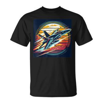F18 FA-18 Super Hornet Fighter Jet Naval Aviation Pilot T-Shirt - Thegiftio UK