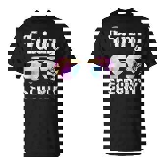 Fairy Security Birthday Family Halloween Costume Dad Mom T-Shirt - Thegiftio