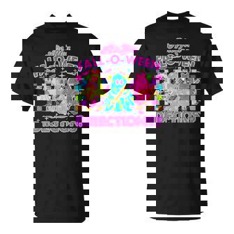 Are You Fall-O-Ween Directions Neon Ghost Teacher Halloween T-Shirt | Mazezy