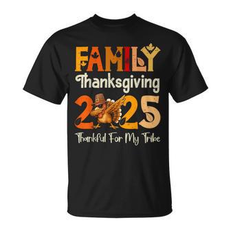 Family Thanksgiving 2025 Crew Dabbing Turkey Group Matching T-Shirt - Thegiftio UK
