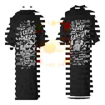 Family Thanksgiving 2025 Thanksgiving Crew Matching Fall T-Shirt | Seseable UK