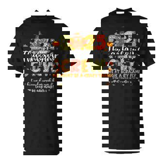 Family Thanksgiving 2025 Thanksgiving Crew Turkey Matching T-Shirt - Monsterry
