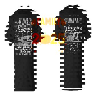 Family Thanksgiving 2025 Outfits Pajamas Matching Set T-Shirt | Mazezy