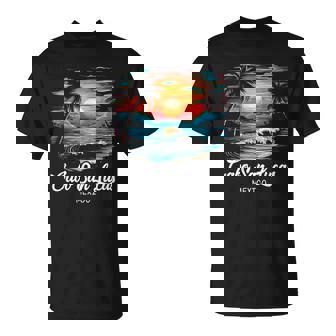 Family Vacation Retro Sunset Mexico Cabo San Lucas T-Shirt | Mazezy