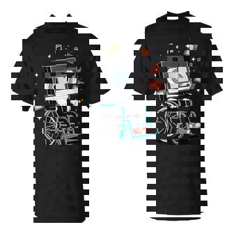 Fauteuil Roulant Lecteur Cassette Musique Magnétophone T-Shirt - Cadeauxyz