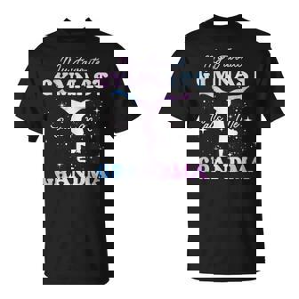 My Favorite Gymnast Calls Me Grandma Gymnastics Grandma T-Shirt - Monsterry