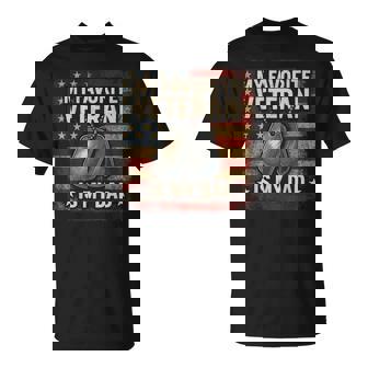 My Favorite Veteran Is My Dad Veterans Day T-Shirt | Mazezy