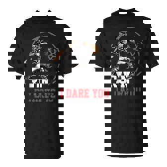 Fearless Catcher Run I Dare You Graphic For Baseball Players T-Shirt | Seseable CA