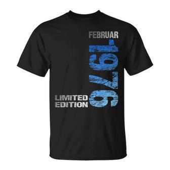 Februar 1976 Mann Frau 50 Geburtstag Limited Edition T-Shirt - Geschenkecke
