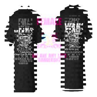 Female Veteran Veteran's Day Veteran Soldier Patriotic T-Shirt - Monsterry