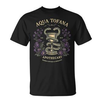 Feminist Snake Serpent Aqua Tofana Poison Globet Women T-Shirt - Monsterry