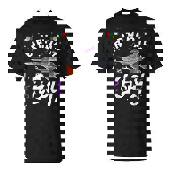 Fête D'anniversaireur Le Thème De L'avion De Chasse T-Shirt - Cadeauxyz