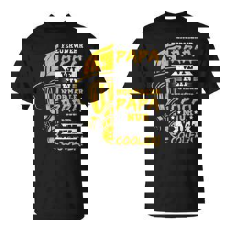 Feuerwehr Papa Wie Ein Normaler Papa Nuriel Cooler T-Shirt - Seseable