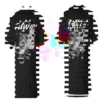 Fiesta De Patinajeobre Patines De 8 Años Para Niña De 8 Años Camiseta unisex - Regaloses