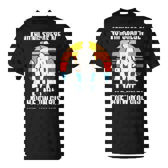 Filles Jumelles Rien Ne Me Fait Peur J'ai Des Filles T-Shirt - Cadeauxyz