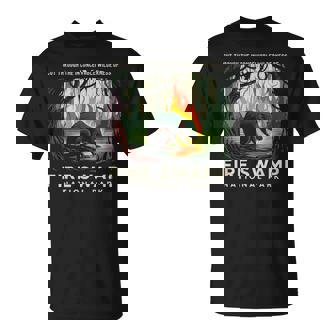 Fire Swamp National Park Camping Hiking Mountain T-Shirt - Monsterry