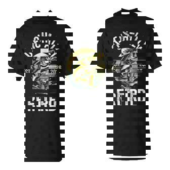 Fisherman Fishing Retirement O-Fish-Ally Retired 2026 T-Shirt - Thegiftio