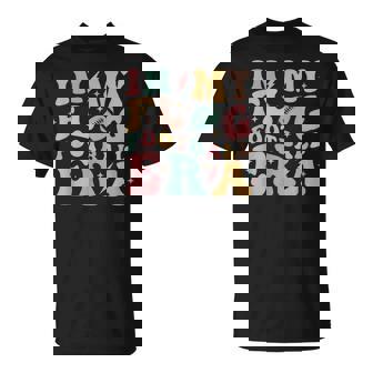 In My Flag Football Era Women's Cute Retro Groovy Colorful T-Shirt - Monsterry