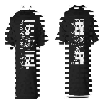 Flag Football Mom Of A Flag Football Player Mother T-Shirt | Seseable UK