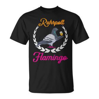 Flamingo Tauben Ruhrpott T-Shirt - Geschenkecke
