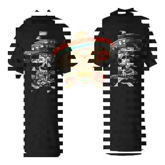 Fleurs Cinco De Mayo Mexicainugarkull Dia De Los Muertos T-Shirt - Cadeauxyz