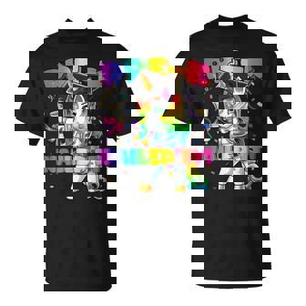 Flossing Unicorn Pre-K Graduation Cap Diploma Girls T-Shirt | Mazezy