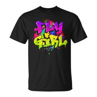 Fly Girl 80S 90S Old School Hip Hop Dance T-Shirt - Thegiftio