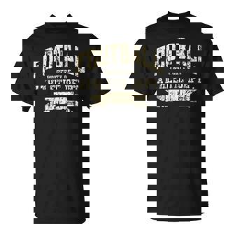 Football Property Of Athletic Dept T-Shirt - Monsterry