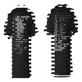 I Forget What Eight Was For Saying Music T-Shirt | Mazezy