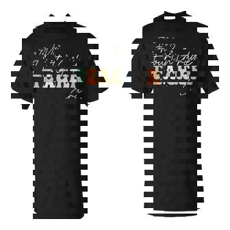 In My Fourth Grade Era Retro Groovy Back To School Teachers T-Shirt | Mazezy