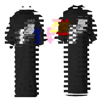 France Espagne Drapeau Espagnol T-Shirt - Cadeauxyz