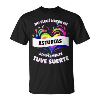 Frase Divertida Para Gente De Asturias Cuello Camiseta unisex - Regaloses