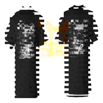 French Bulldog Howling To The Moon Vintage 90S Dog T-Shirt - Monsterry