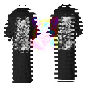 French Bulldog Lovers Pop Art Color French Bulldog Men Women Girls Kids T-Shirt | Mazezy