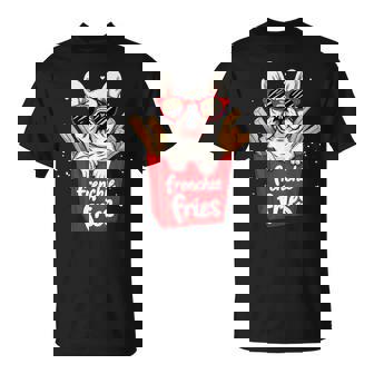 Frenchie Fries French Bulldog Dog Lover Women T-Shirt - Thegiftio