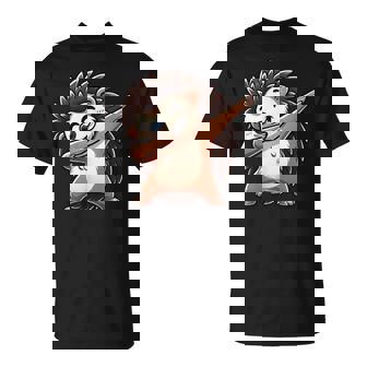 Fresco De Dibujos Animados Erizo Dab Dabbing Camiseta unisex - Regaloses