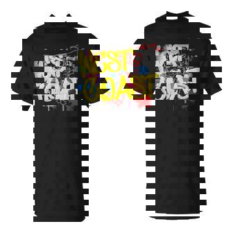 Fresh West Coast 80s 90s Hip Hop Rap Old School Graffiti T-Shirt | Mazezy