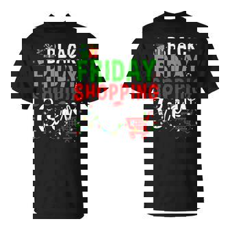 Friday Shopping Crew Christmas Lights Shopping Family T-Shirt | Mazezy