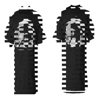 Fun Hand Boop Nose Bigfoot Sasquatch Cat Full Moon T-Shirt | Mazezy