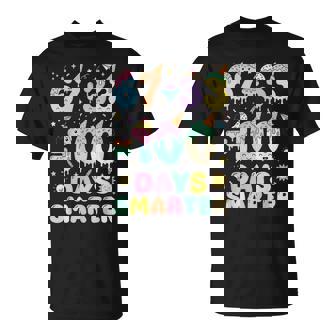 100Th Day Of School 67 Meme 100 Days Smarter Boys Girl T-Shirt | Seseable FR