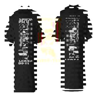 4Th Of July Sippin On Liber-Tea Liberty Independence T-Shirt | Seseable CA