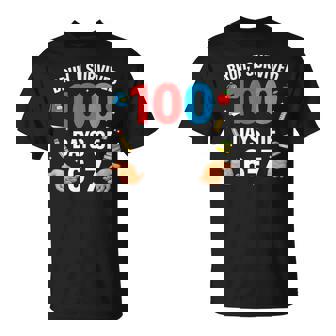 67 100Th Day Of School Teacher 100 Days 6 7 Bruh Meme T-Shirt - Monsterry