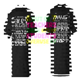 67 Teacher Teacher 6 7 Overuse 67 T-Shirt | Seseable CA