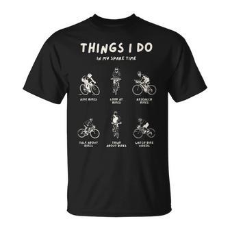 Bike Bicycle s Cosas Que Hago En Mi Tiempo Libre Bici Divertida -Adultos Camiseta unisex - Regaloses