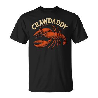 Craw Daddy Crawfish Boil Dad Crawdad Vintage Party Men T-Shirt - Thegiftio