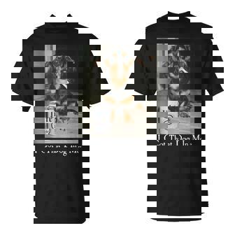 I Got That Dog In Me Dachshund Weiner Dog Smoking Meme T-Shirt | Mazezy